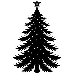 Fototapeta premium christmas tree set