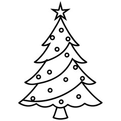 christmas tree isolated