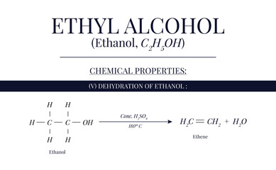 Chemical Properties of Ethyl Alcohol