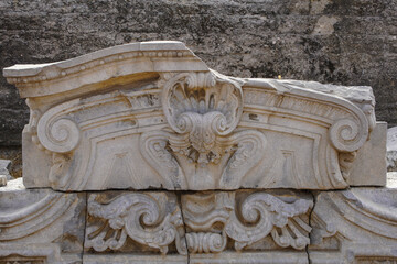 The ruins of Xiqiqu Site in Old Summer Palace Western Tower Scenic Area.