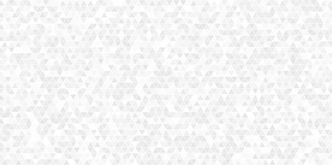 Abstract retro pattern of geometric shapes. Abstract white and gray Triangular mosaic pattern background.