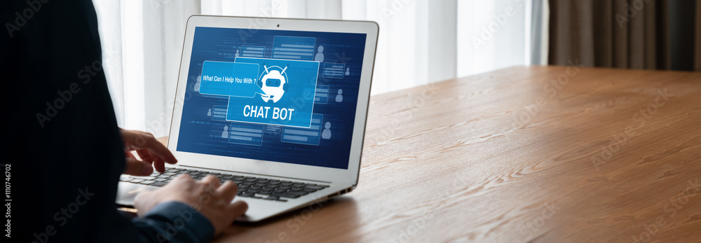 Poster chatbot software application for modish online business that automatically reply to customer questio