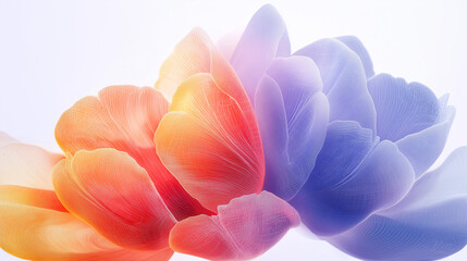 Obraz premium abstract background with flowers