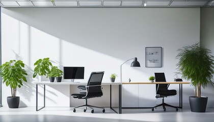 Bare Essentials: A Tranquil Office with Simple Elegance