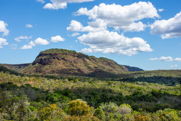 Fototapeta premium Landscape of Chapada das Mesas National `Park from Pedra Caida Tourist Complex - State of Maranhão, Brazil
