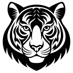tiger head vector