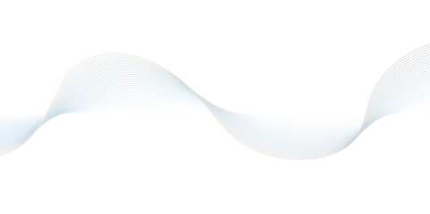Abstract wavy lines Isolated background design. Wave modern stream transparent background.