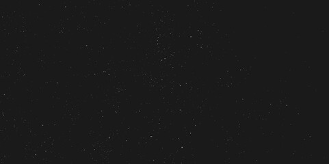 Starry night sky. Glowing stars in the night. Galaxy space background.