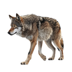 Fototapeta premium Wolf on White Background