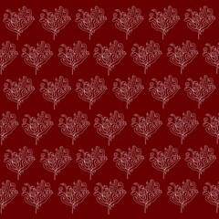 The ylang-ylang flower pattern of Thailand is beautiful