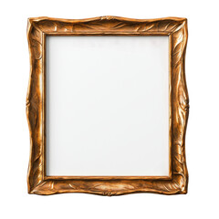 Elegant gold picture frame with intricate leaf design, perfect for displaying cherished memories or artwork. Ideal for home decor or gallery settings