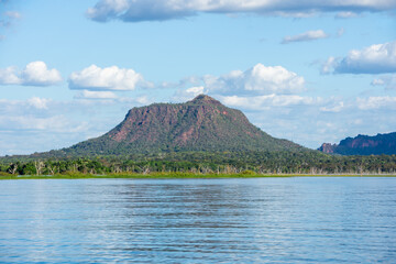 Landscape of Chapada das Mesas National Park from Tocantins River - Carolina, State of Maranhão