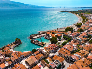Obraz premium City of Nafpaktos, near Gulf of Corinth, Greece
