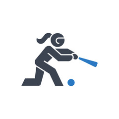 Baseball Player Icon