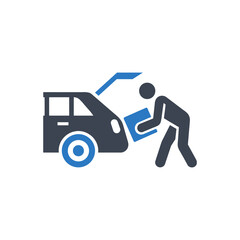 Car Loading Box Icon