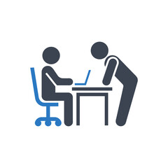 Office Collaboration Meeting Icon