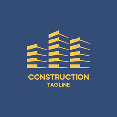 Obraz premium construction Vector company housing renovation repair estate property real contractor architect graphic