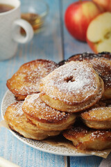 German traditional dessert dish Apfelkuehle