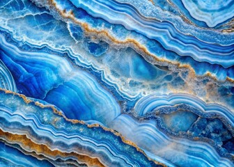 Obraz premium Stunning Blue Onyx Marble Texture Close-Up Capturing Intricate Veins and Patterns for Elegant Interior Design and Home Decor Inspiration