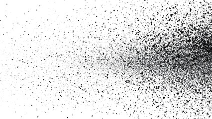 Grunge dust on transparent background