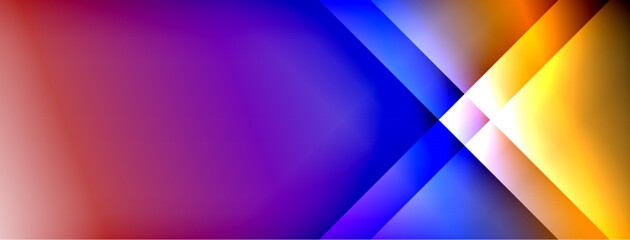 Colorful gradient with lines made of shadow and light. Creative background