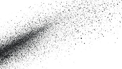 Old grunge black texture.  White and black sand noise effect overlay.