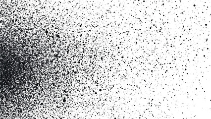 Old grunge black texture.  White and black sand noise effect overlay.