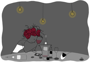 Binge drinking. Excessive alcohol use. Drinking without limits. Problematic alcohol use. Alcoholism.