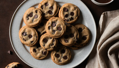 Fototapeta premium cookies on plate