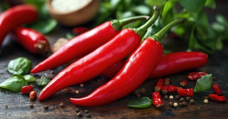 Chili. AI generated illustration.