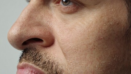 Obraz premium close up of a person with a headache,generative ai