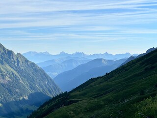 Grossglockner pass in the mountains