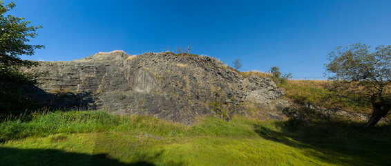 Hirtstein (Erzgebirge) in Sachsen im Sommer
