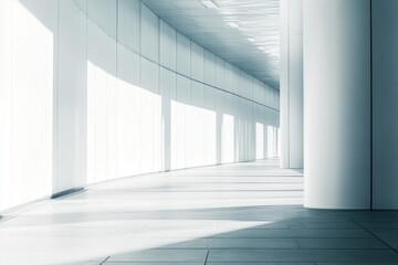 Obraz premium empty white room