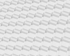 Abstract white geometry shape pattern background