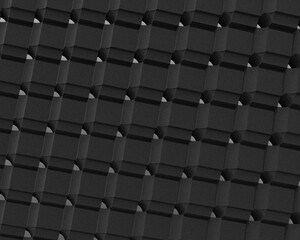 Fototapeta premium Abstract white geometry shape pattern background