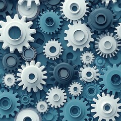 Innovative gear mechanisms displayed in a modern industrial setting highlighting technology and design concepts