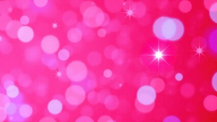 Vibrant Pink Bokeh Background: Perfect for Celebrations, Invitations, and Digital Art Projects