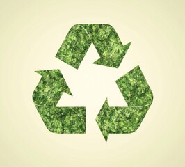  Green Recycling Symbol.