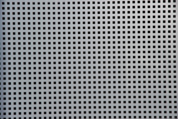 Metal Grid Pattern with Square Holes