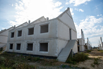 Unfinished Housing Project Under Construction