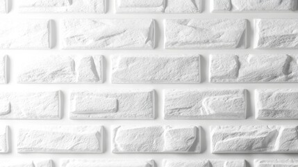 Fototapeta premium Visual concept modern white brick interior