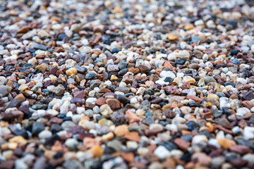 colorful small stones as a background