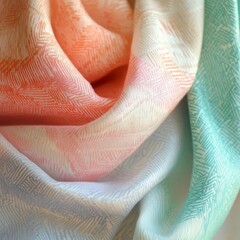 Whimsical Geometric Tribal Design in Soft Colors