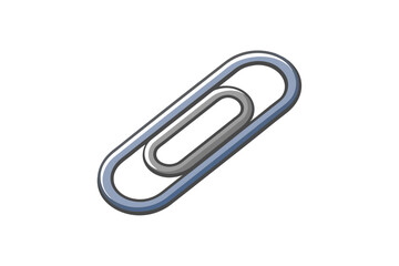 paper clip isolated on white