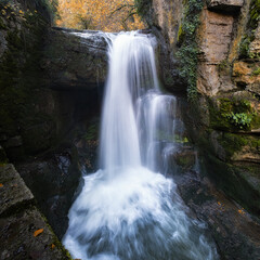 Waterfall at Moulin du Saut in France
