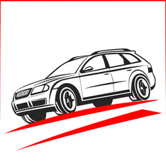 illustration of a car