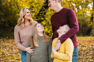 Family In Park