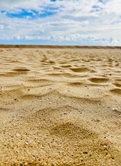 sand and sky at the beach 