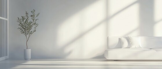 Creating a serene atmosphere interior design home visual art soft gradients minimalist concept